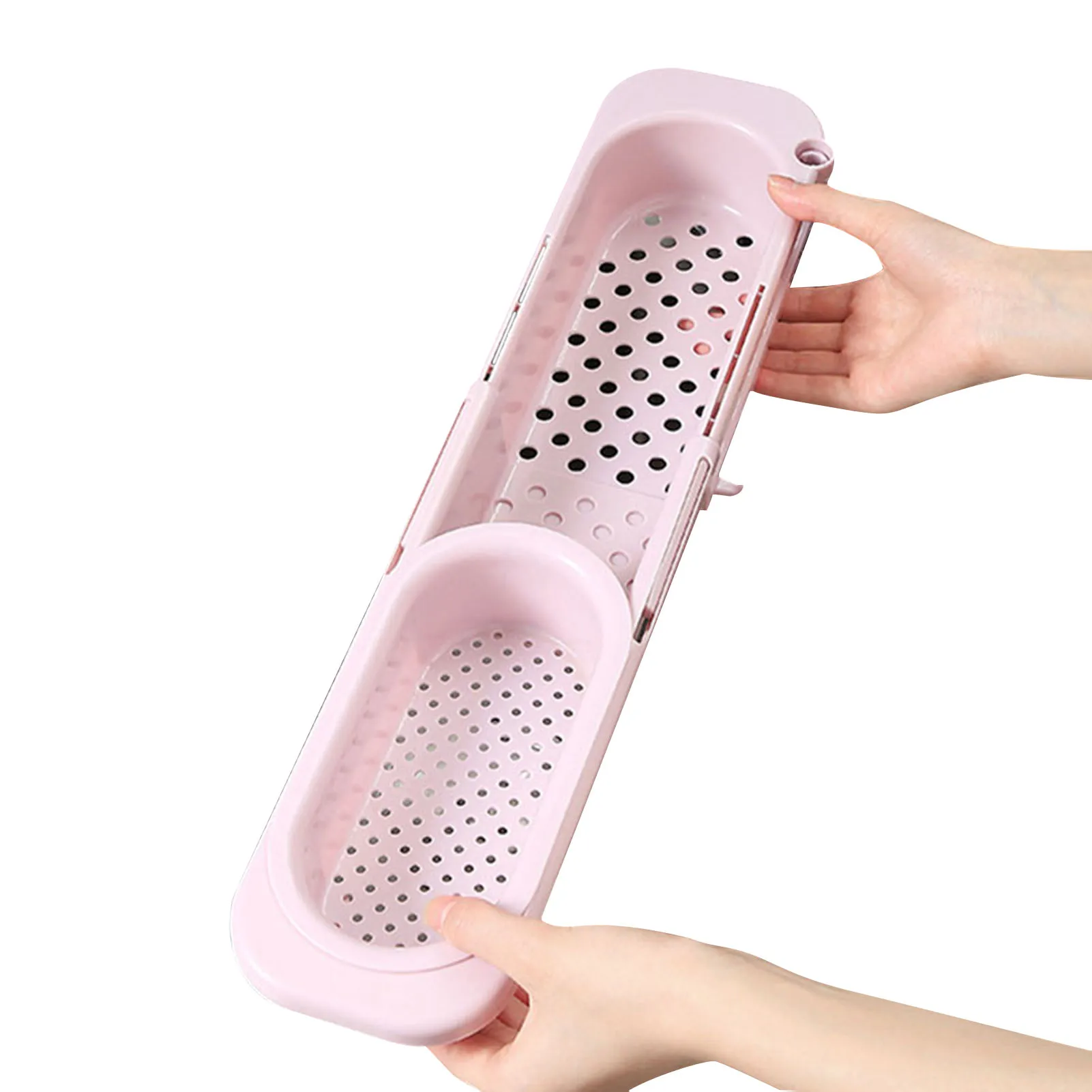 

Удобный стеллаж для хранения в раковине, домашний кухонный масштабируемый органайзер для раковины, губка, мыла, скребок, вешалка для посуды ...