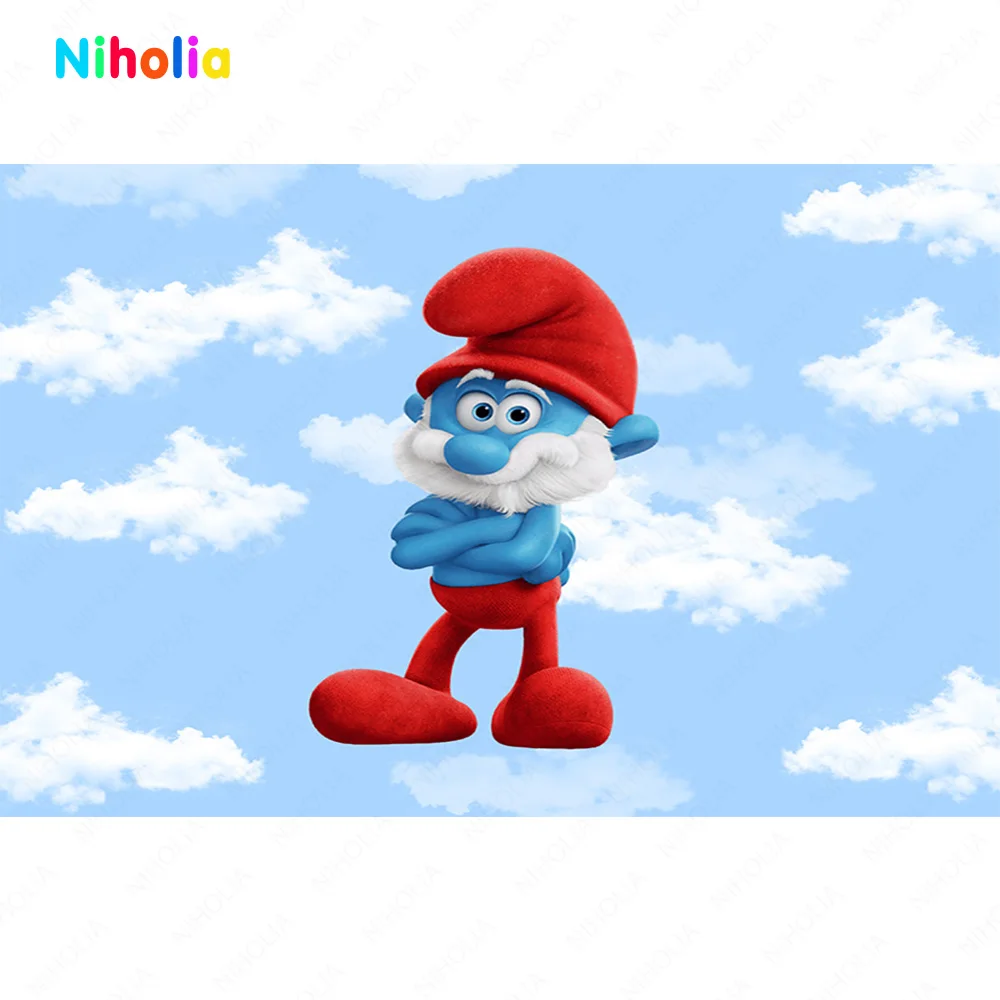 Фон для фотосъемки MINISO Smurfss