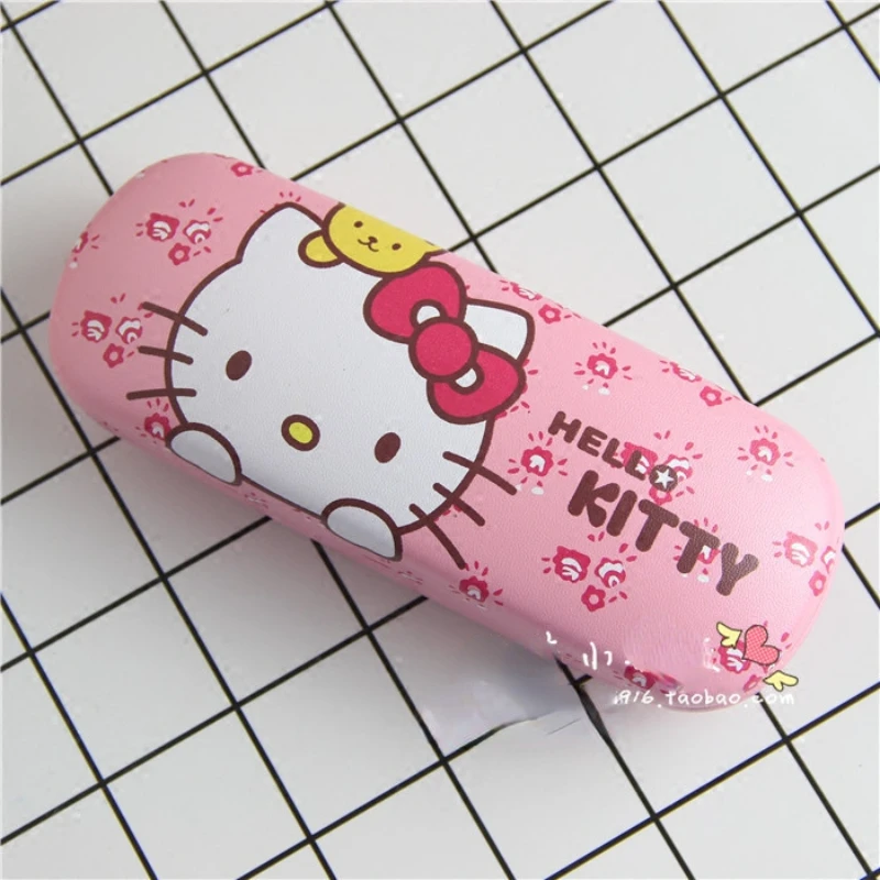 

Hello Kitty Cartoon Cute Sister Girl Heart Cinnamoroll Babycinnamoroll Melody Clow Pom Pom Purin Glasses Case Cartoon Anime Gift