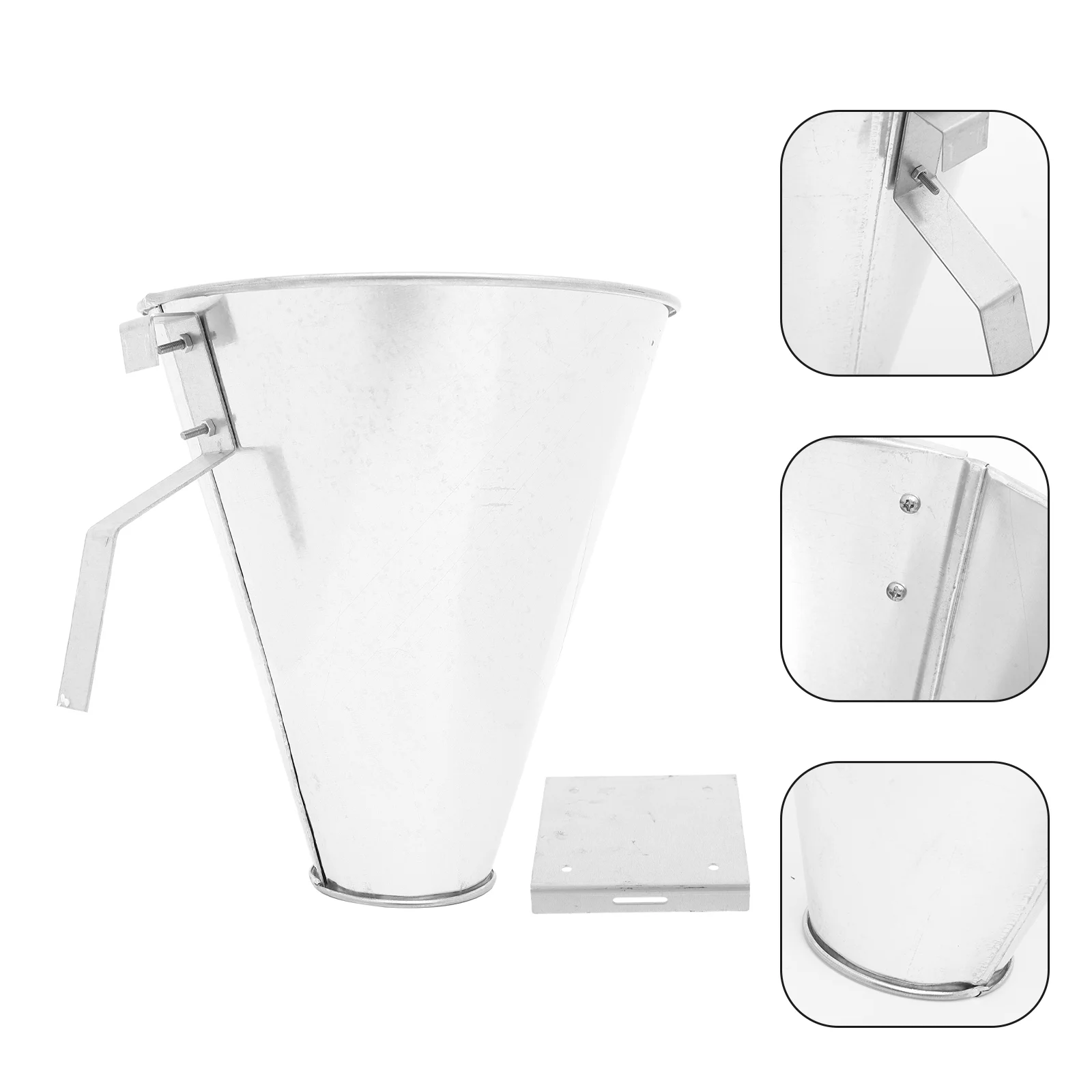 

Cone Funnel Chicken Killing Poultry Equipment Slaughtering Tool Bleeding Restraining Slaughter Processing Blood Steel
