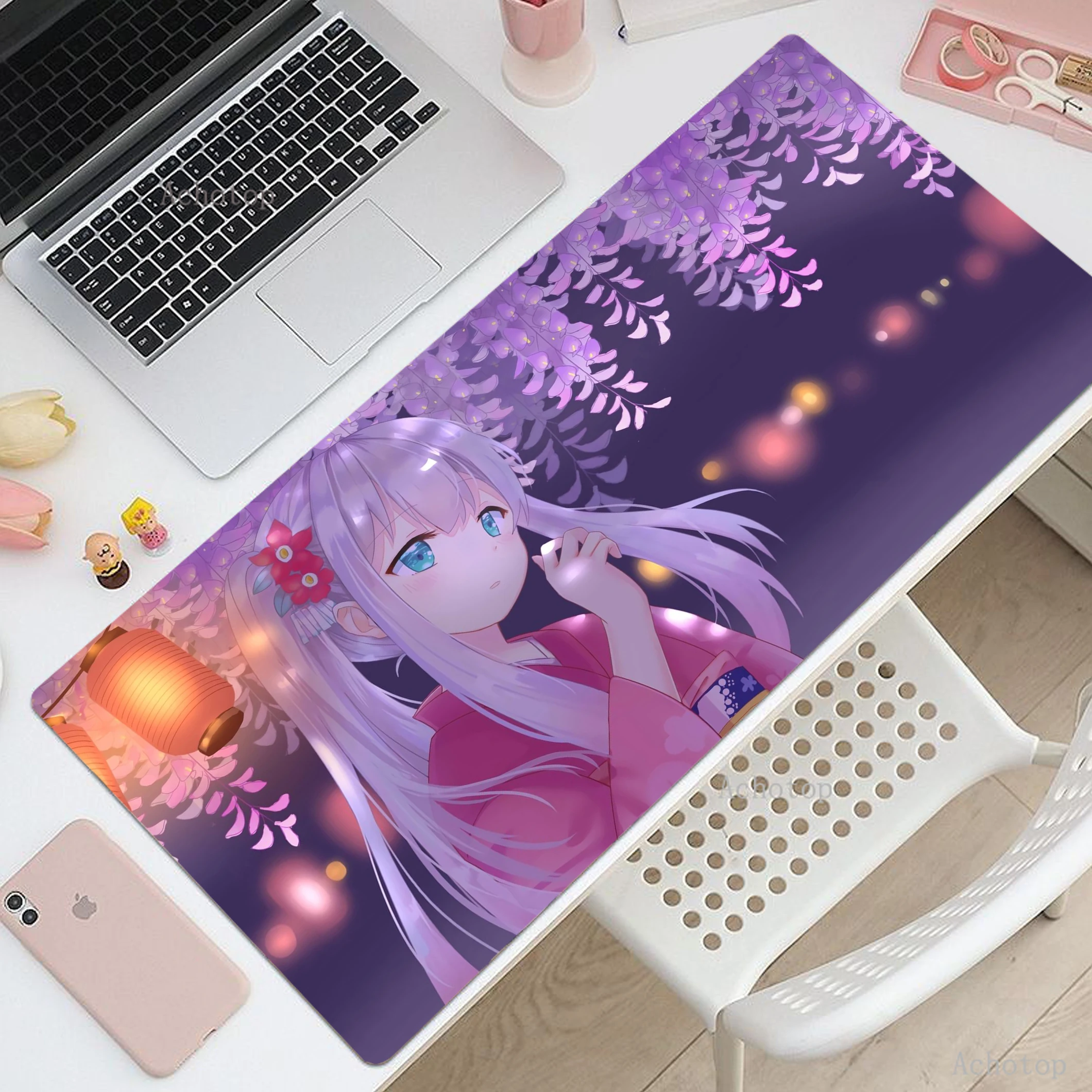 

Izumi Large Mouse Pad Gamer Accessories Mouse Mat Natural Rubber Mousepad Anti-slip Desk Mats Locking Edge Speed Mousemat XXL