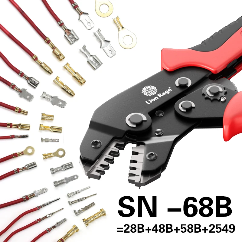 

Плоскогубцы Lion Rage для обжима кабелей SN-28B 48B 58B