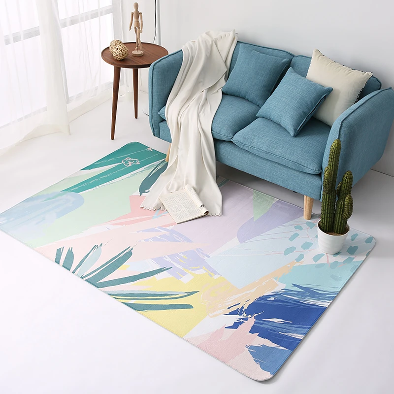 

Nordic Living Room Rugs Modern Bedroom Decor Carpet Simplicity Study Lounge Rug Large Area Room Decoration Carpets Washable Mats
