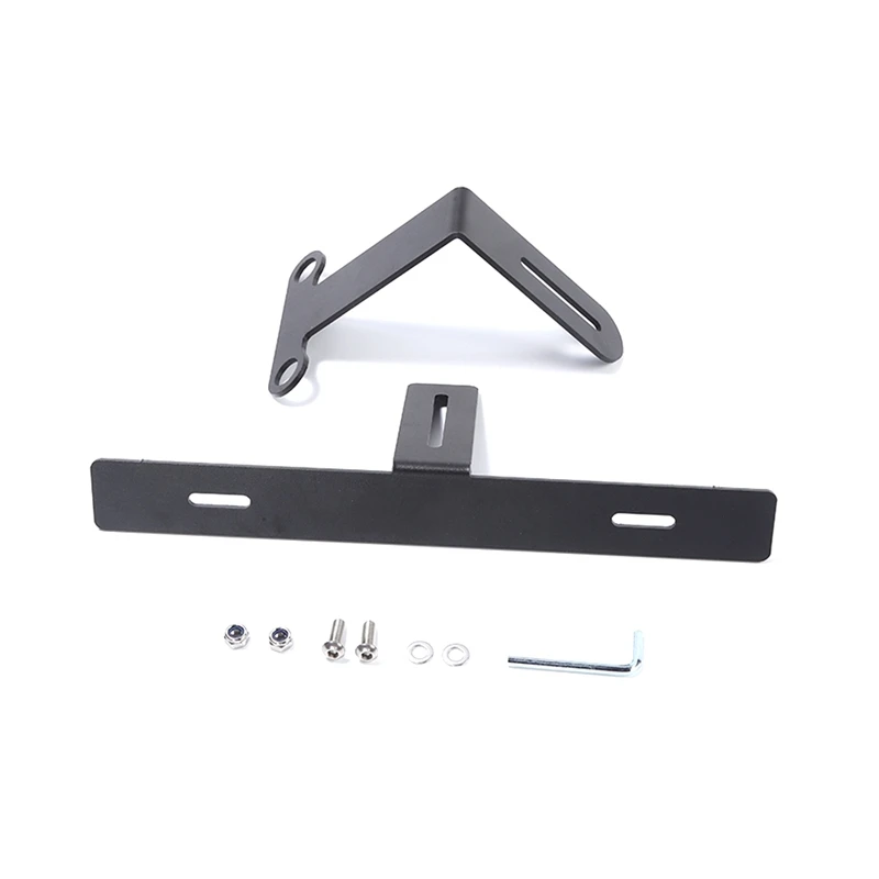 

Rear Spare Tire Mount License Plate Relocator Bracket For Jeep Wrangler JK JL 2007-2022 Accessories ,Black