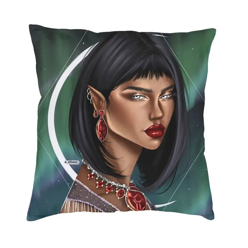 

Наволочка для подушки Amren 45x45 см, домашний декор, 3D печать, дворец шипов и роз, наволочка для подушки для гостиной, двусторонняя