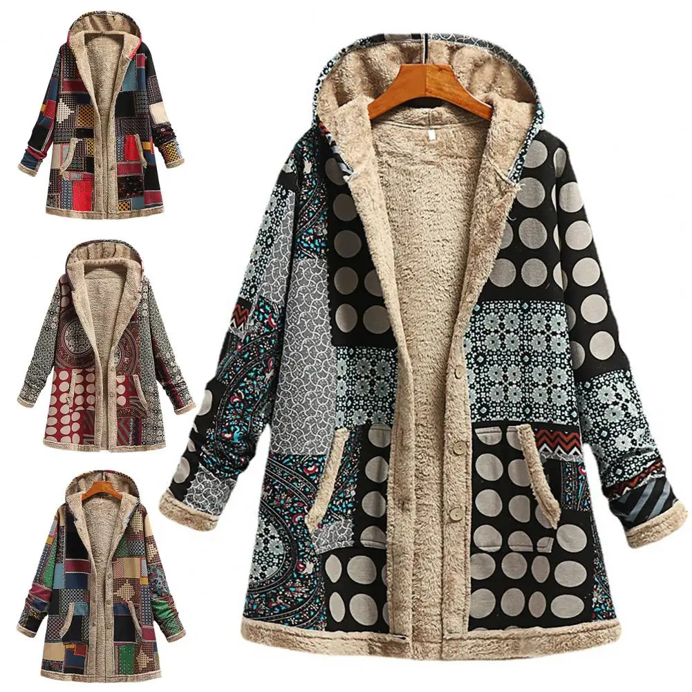 

Wonderful Winter Coat Thickened Vintage Anti-fade Winter Keep Warm Jacket Coat