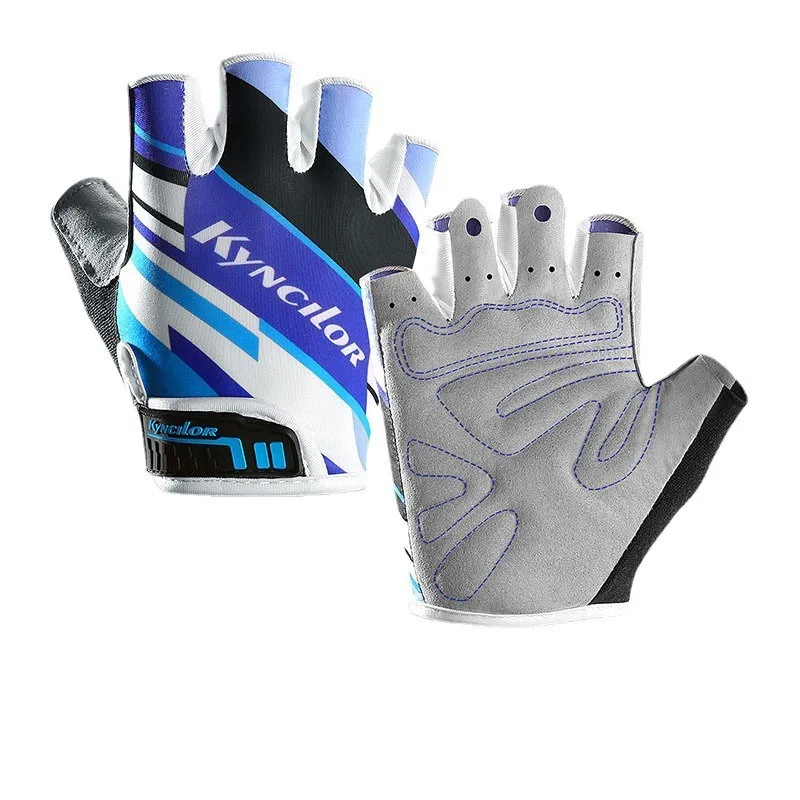 

Outdoor Cycling Half Finger Gloves Sports Fitness Men And Women Breathable Non-slip Short Finger Cycling Gloves