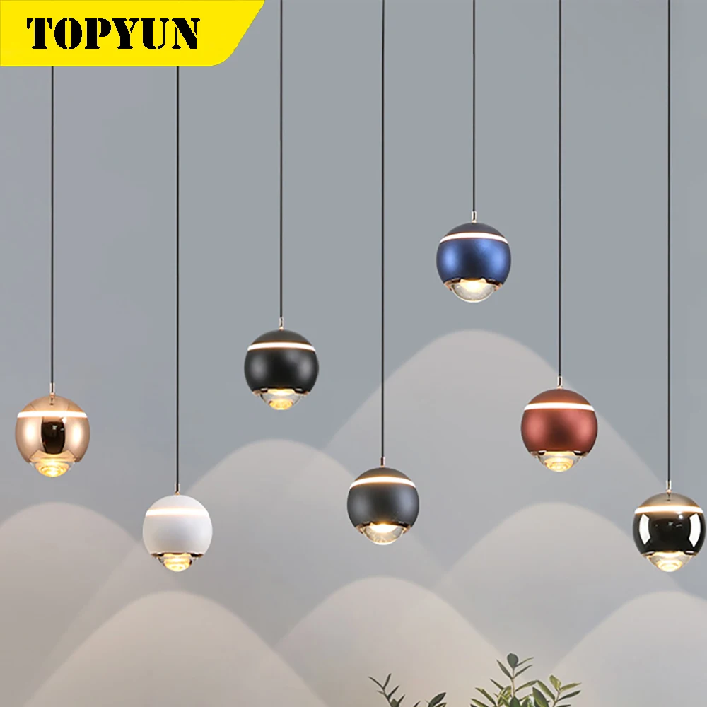

New restaurant chandelier led metal free lifting pendent lamp bedroom kitchen bar small chandelier innovative simple light