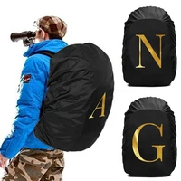 backpack rain cover waterproof outdoor sport back pack dustproof cover raincover case bag 20 70l protection cover letter pattern