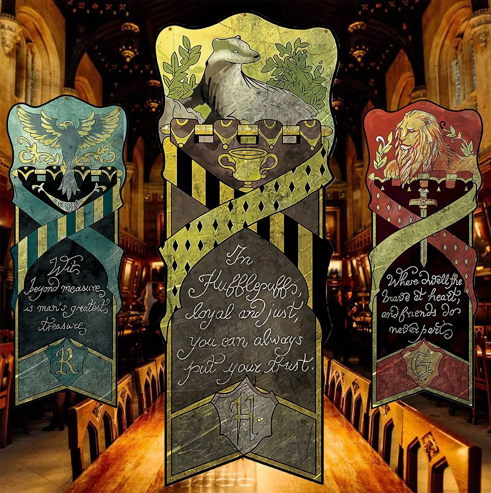 120 см Гарри Поттер Гриффиндор Слизерин Хаффлпафф микро Глава Коллекция дома