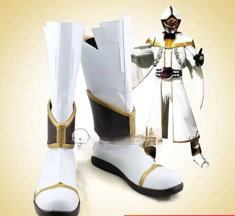 Обувь для косплея Kamen Rider shiking Mahoutsukai аниме персонажи обувь ботинки костюм