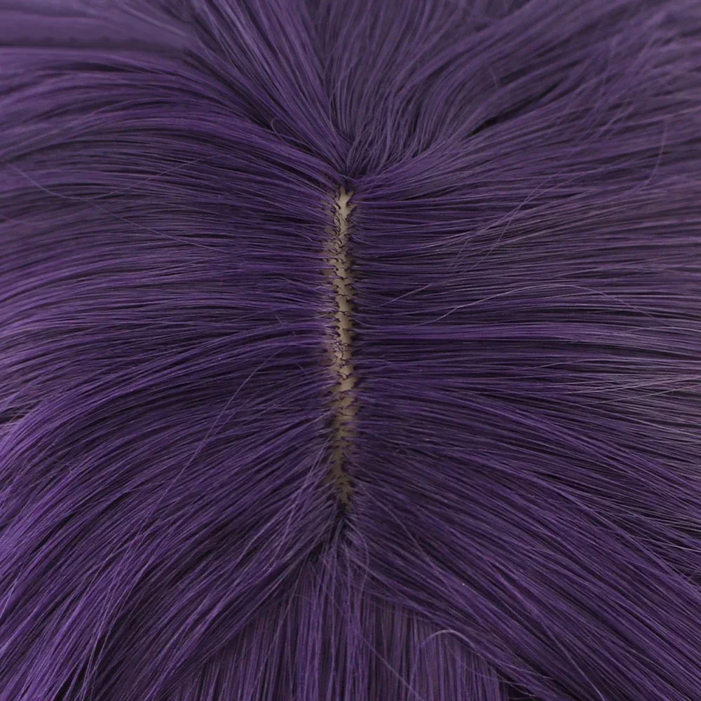 DDLC Doki Literature Club Юрий Косплей Парик Фиолетовый Длинные Термостойкие Синтетические