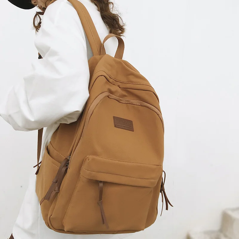 

Нейлоновая школьная сумка для мужчин и женщин, Модный ранец для ноутбука и колледжа, Студенческая дорожная сумка для учебников для мальчиков и девочек