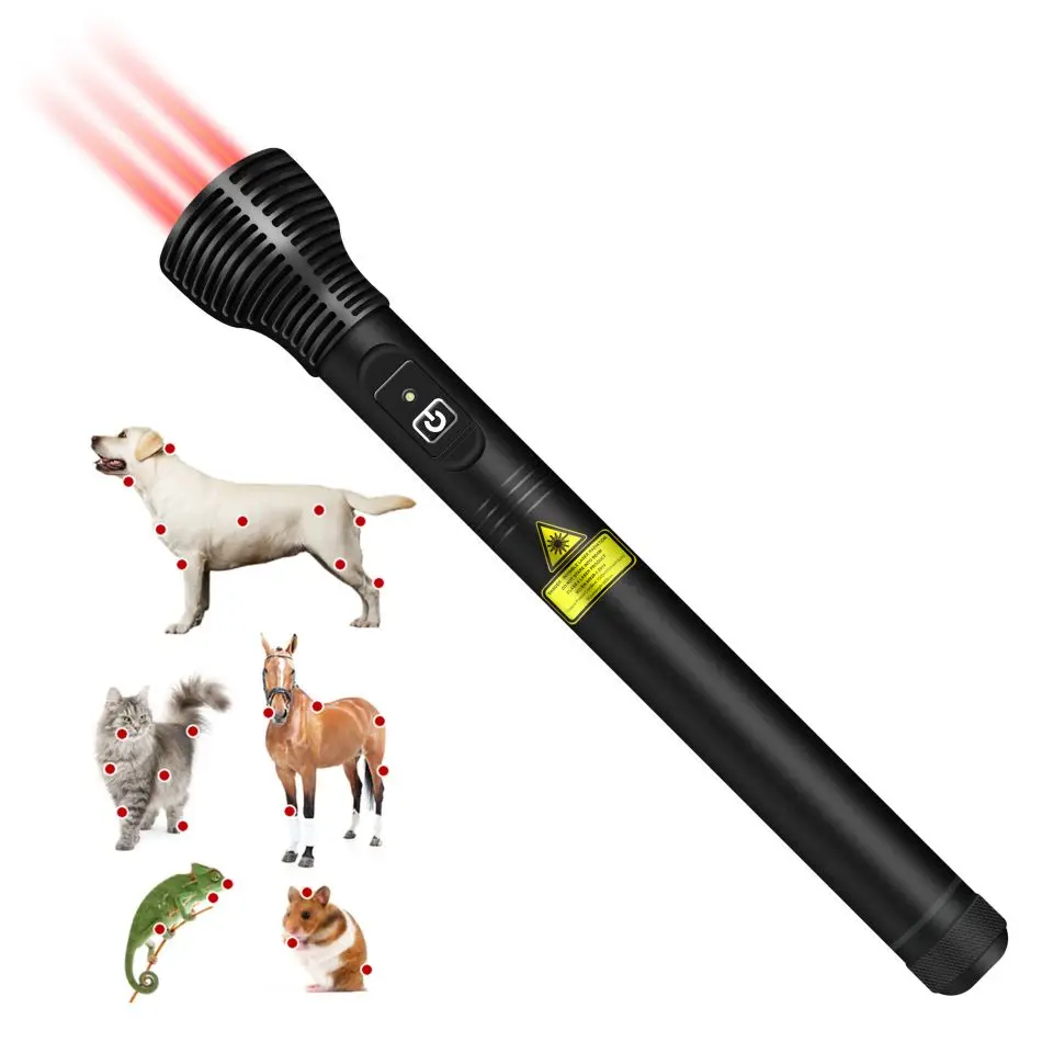 

ZJZK 808nm 1000mW Pet Cold Laser Acupuncture Therapy Equipment Physical Therapy Otitis Joint Pain Relief Arthritis Wound Healing
