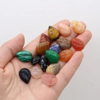 10 pcs natural stones cabochon 12x16mm 13x18mm 15x20mm 18x25mm water drop shape no hole for making jewelry diy