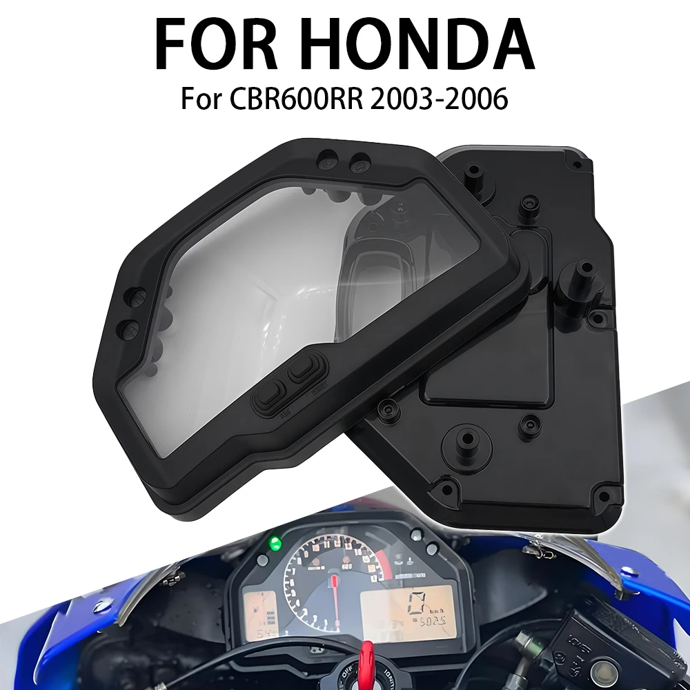 Фото Для HONDA CBR600RR CBR 600RR 600RR 2003-2006 крышка датчика спидометра одометр корпус тахометра крышка приборной панели №1