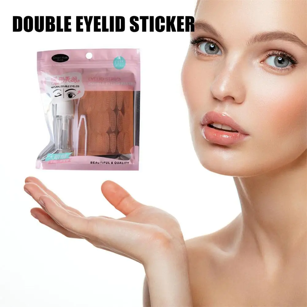 

360/480 Invisible Adhesive Eyelid Stickers Lace Mesh Big Eyes Lift Strips Waterproof Double Eyelid Tape Makeup Tool