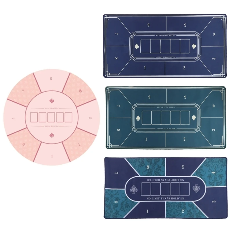 6 Players Layout For Table Top Poker Games