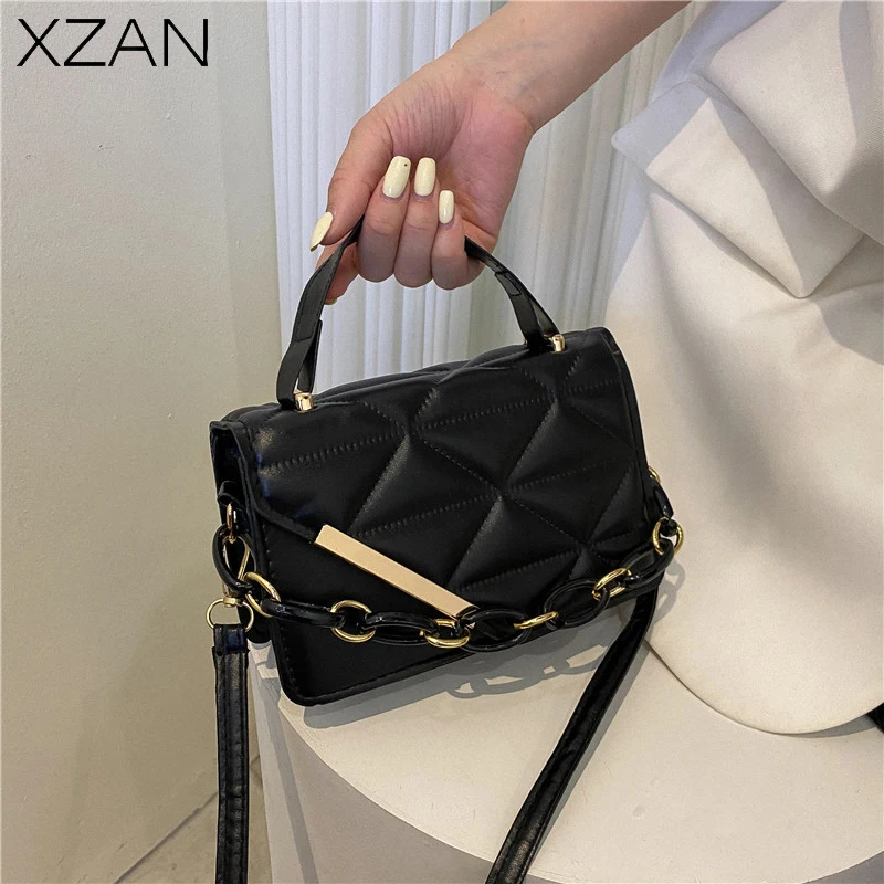 

Сумки для женщин 2022 однотонная сумка с клапаном для покупок из искусственной кожи повседневные сумки через плечо сумка на одно плечо bolsa ...