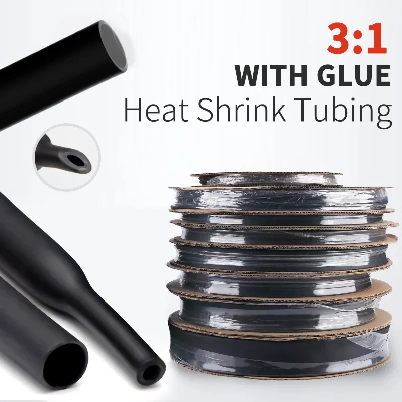 

Термоусадочная трубка с клеевой подкладкой 3:1