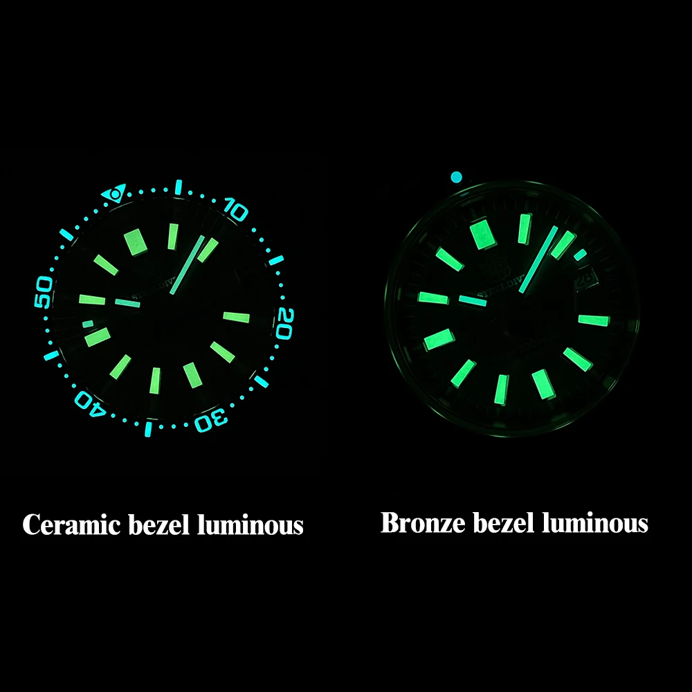 Рисунок 2 - Мужские часы STEELDIVE SD1962S с зеленым циферблатом