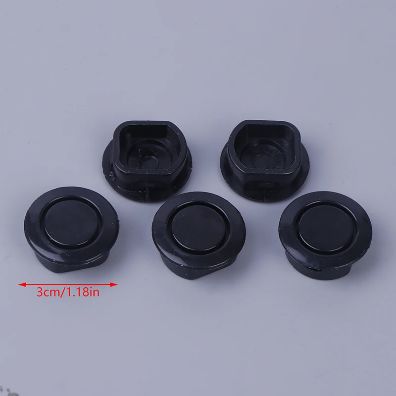 

5 шт., декоративная крышка с общим отверстием для радара автомобиля, подходит для авто переднего и заднего бампера, предупреждение о заднем ходом, заглушка для зонда радара, отверстие
