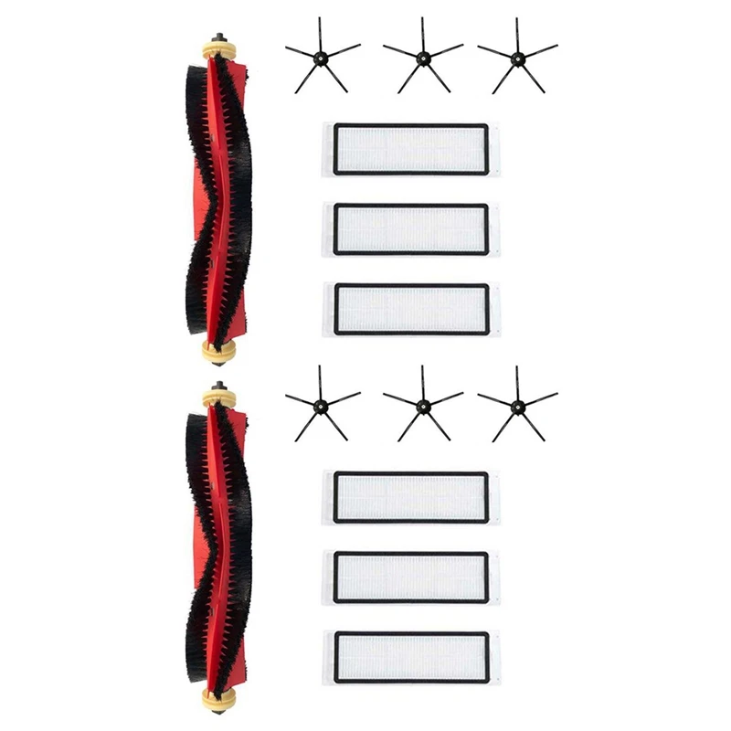 

14 шт., резиновая боковая щетка для Xiaomi Roborock S4 E4 S5 S6 S5 Max