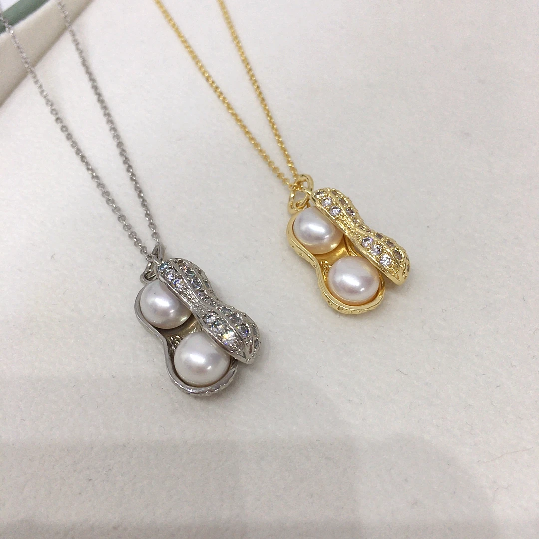 ZHBORUINI кулон из натурального пресноводного жемчуга для женщин роскошное и