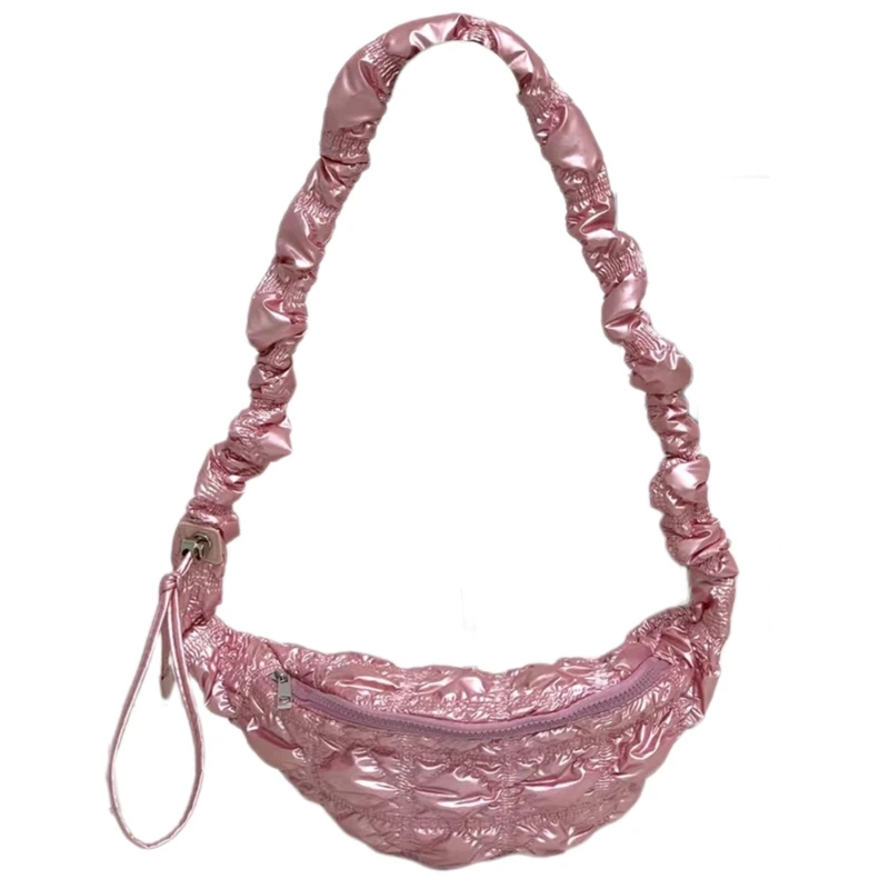 

2023 NEW Pleated Bag Ruched Design Satchel Bag Crossbody Bags Dumpling Bag for Women Girl Trendy Shoulder Bag