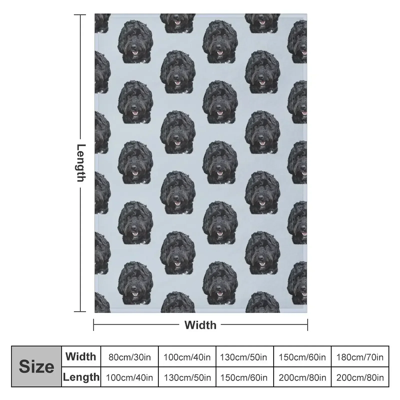 Одеяло для собак Black Doodle/Cockapoo одеяла и пледы рождественские подарки