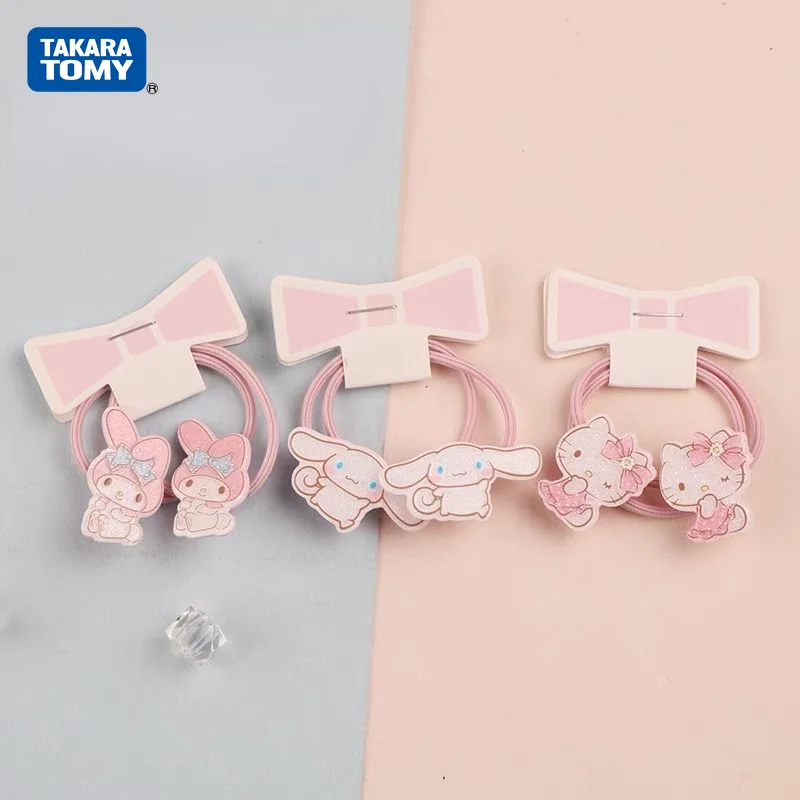

Takara Tomy Melody принцесса головной убор бант Детские аксессуары для волос резинка для волос кольцо для волос Мини повязка на голову аксессуары д...