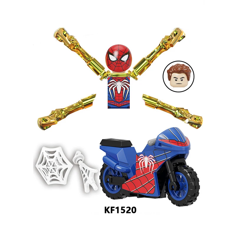 KF6137 серии героев аниме герой крутой мотоцикл собранные строительные блоки