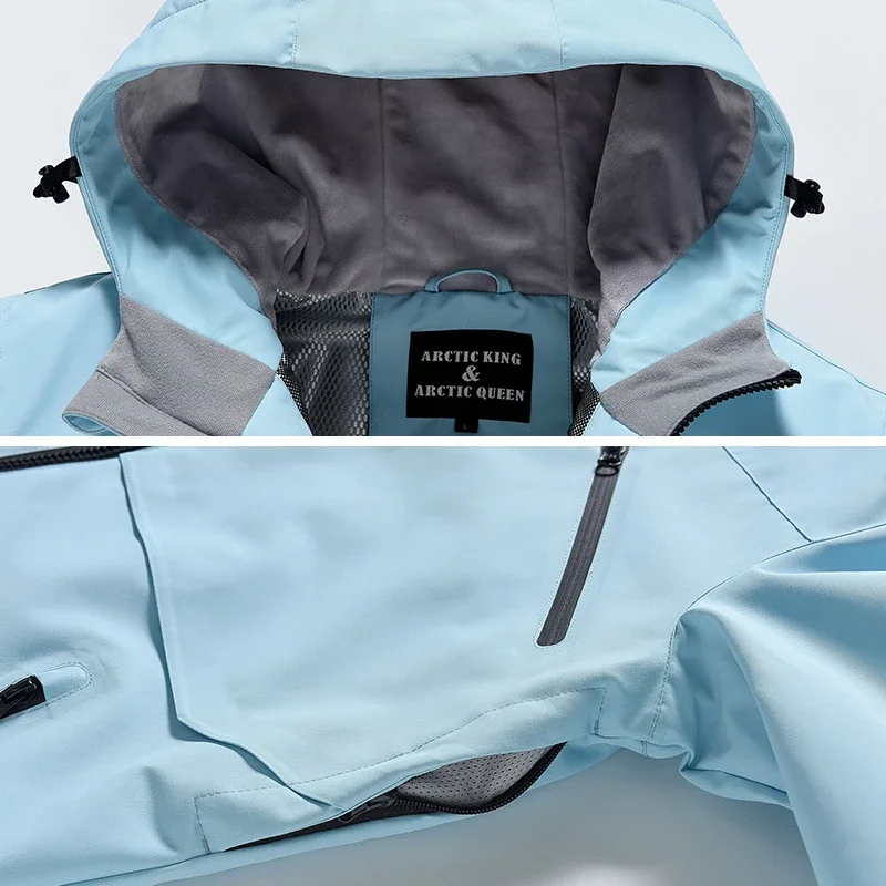 Новинка 2025 мужские лыжные комплекты для спорта в горном стиле ветрозащитная