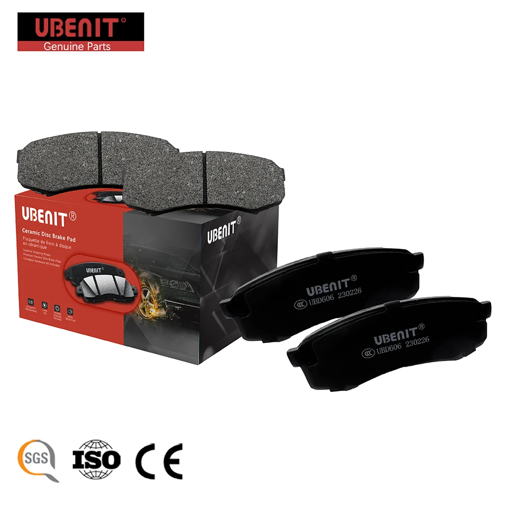 

UBENIT Quick Brake Ceramic Rear Brake Pads Suitable for Toyota Prado 1996-20022.7L 3.4L Mitsubishi Pajero 2006 3.8L PMIS D606