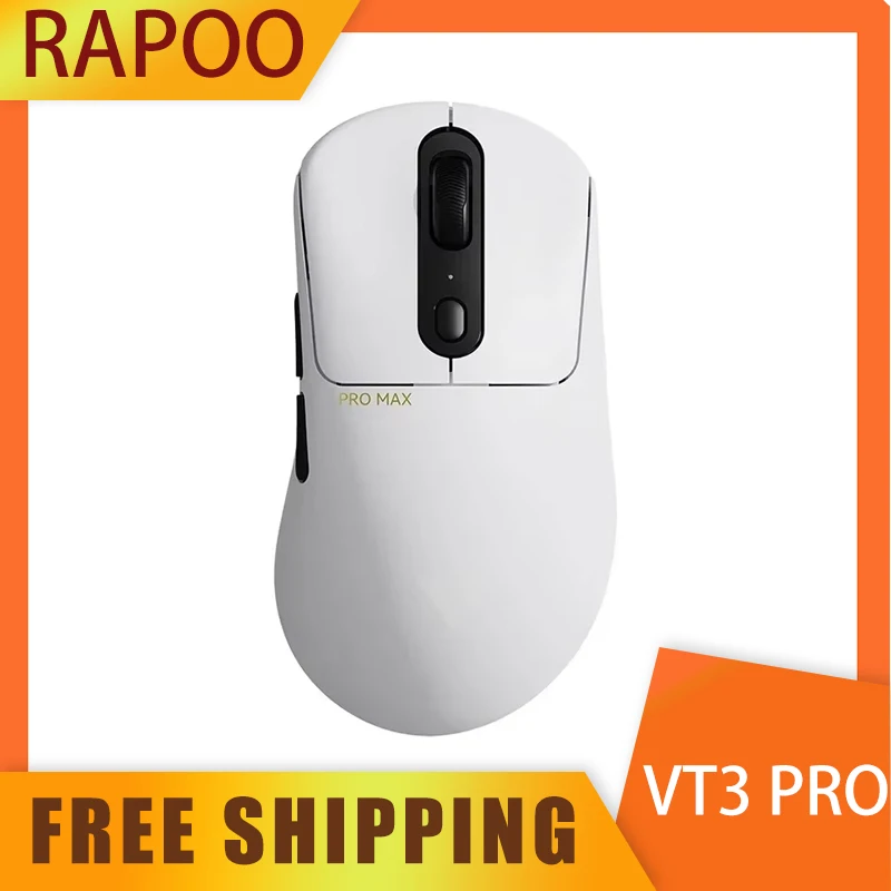 Rapoo VT3/VT1 PROMax мышь двухрежимная беспроводная Paw3950/3398 легкая 4k/8k для средней и