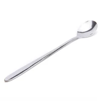 1Pcs 16cm Long Handle Coffee Latte Spoon Food Grade Stainless Steel Glass Ice Cream Sundae Tea Spoon Kitchen Tableware 1