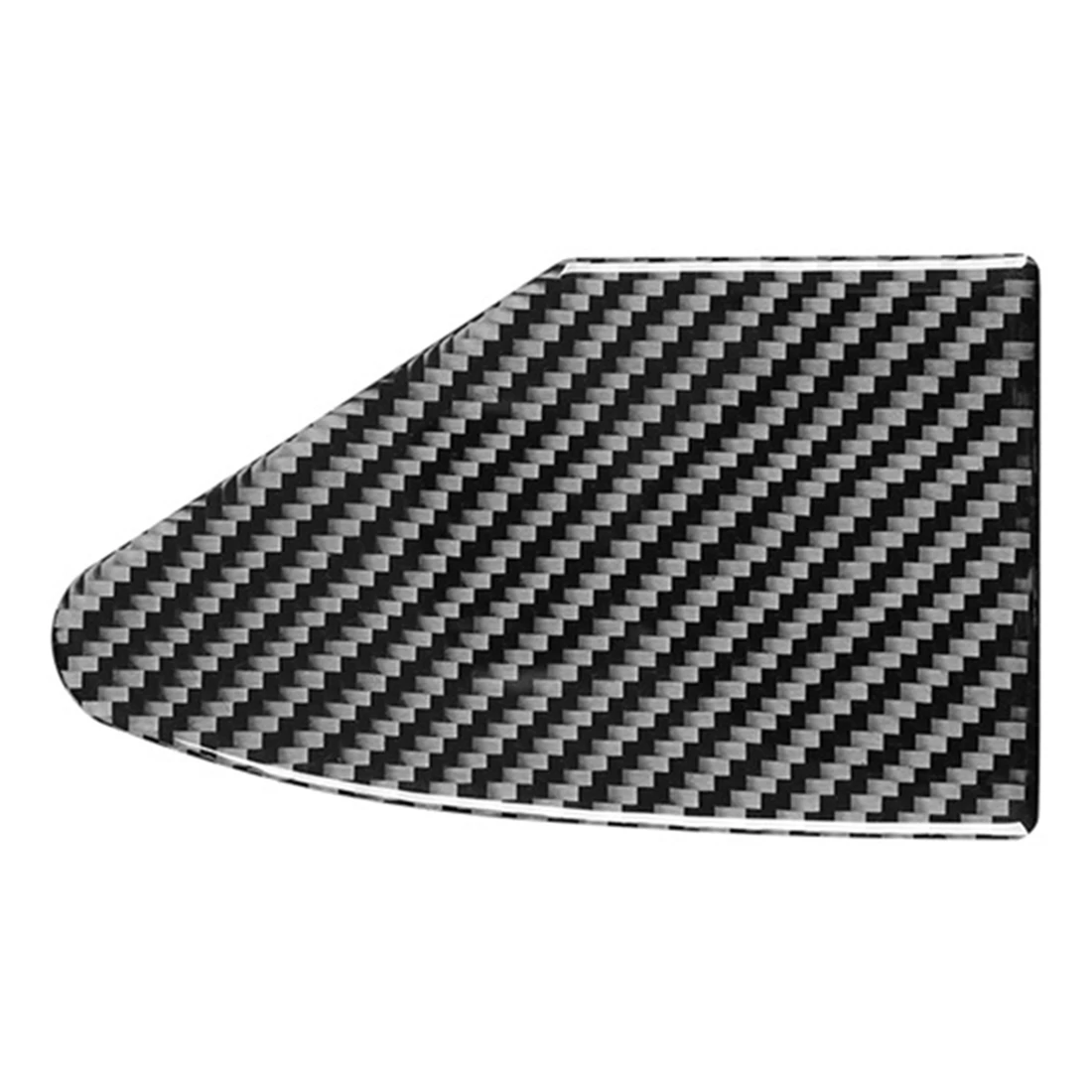 

For Tesla Model X 2014-2022 Carbon Fiber Car Door Exterior Charging Port Panel Trim Cover Protective Sticker