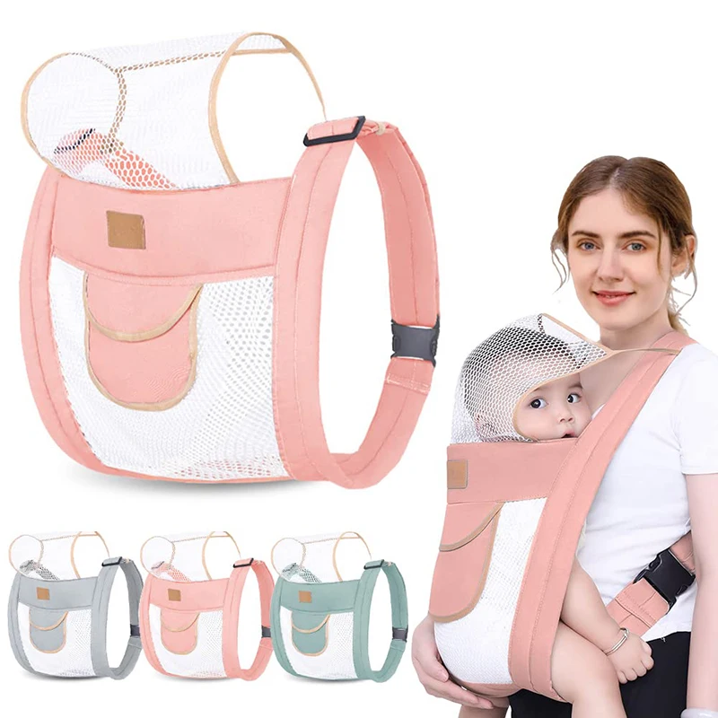 

Lightweight Breathable Baby Carrier Double Layer Mesh Baby Carrier Ergonomic Baby Carrier for Newborns from Birth