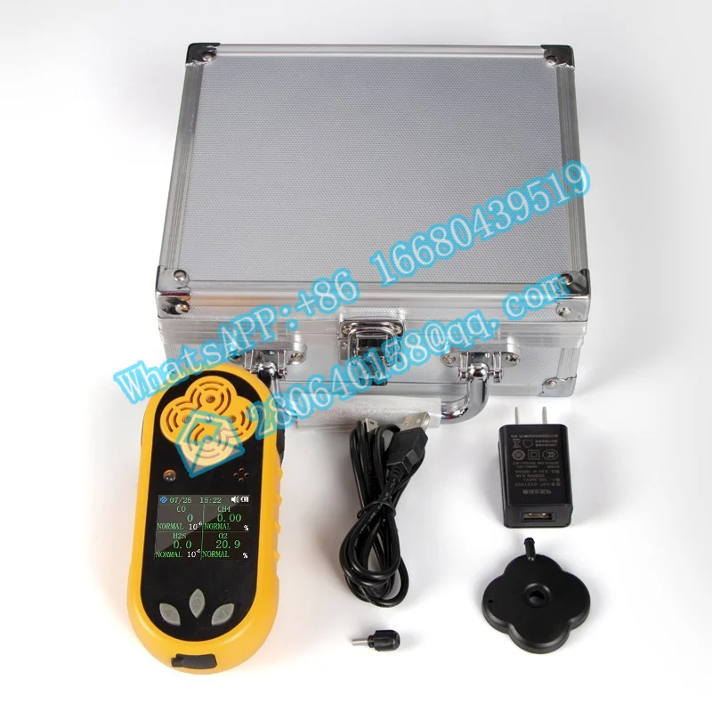 Bosean high quality 4 gas detector carbon dioxide combustible and Oxyen gas detector enlarge