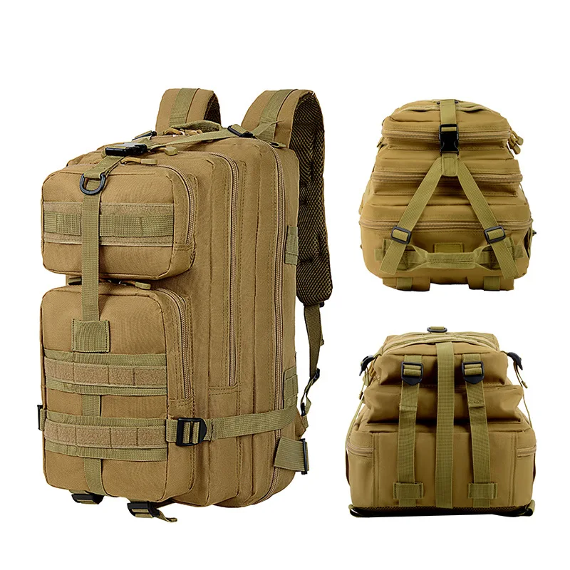 30L 3P Tactical Backpack Men Military Bag Army Outdoor Sport Rucksack Travel Camping Hiking Trekking Fishing Hunting Bag Mochila images - 2