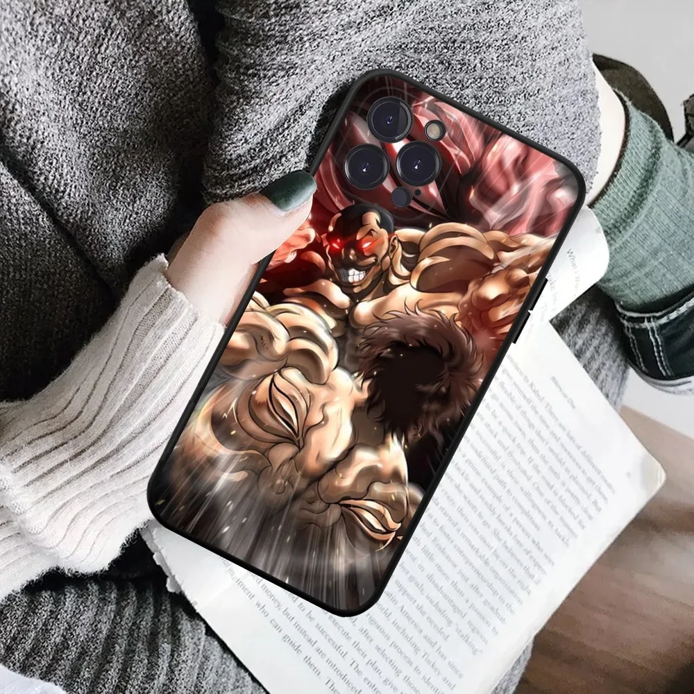 Anime B-Baki Phone Case For IPhone 16 15 8 7 6 6S Plus X SE XR XS 14 11 12 13 Mini Pro Max Mobile