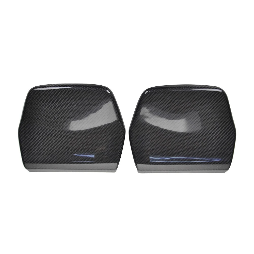 4 шт. чехлы на спинку сидений из сухого углеродного волокна для салона автомобиля
