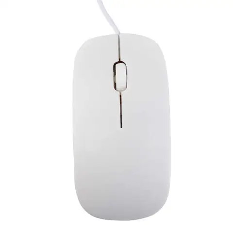 DITIPOO Проводная игровая мышь 1200dpi черная/белая