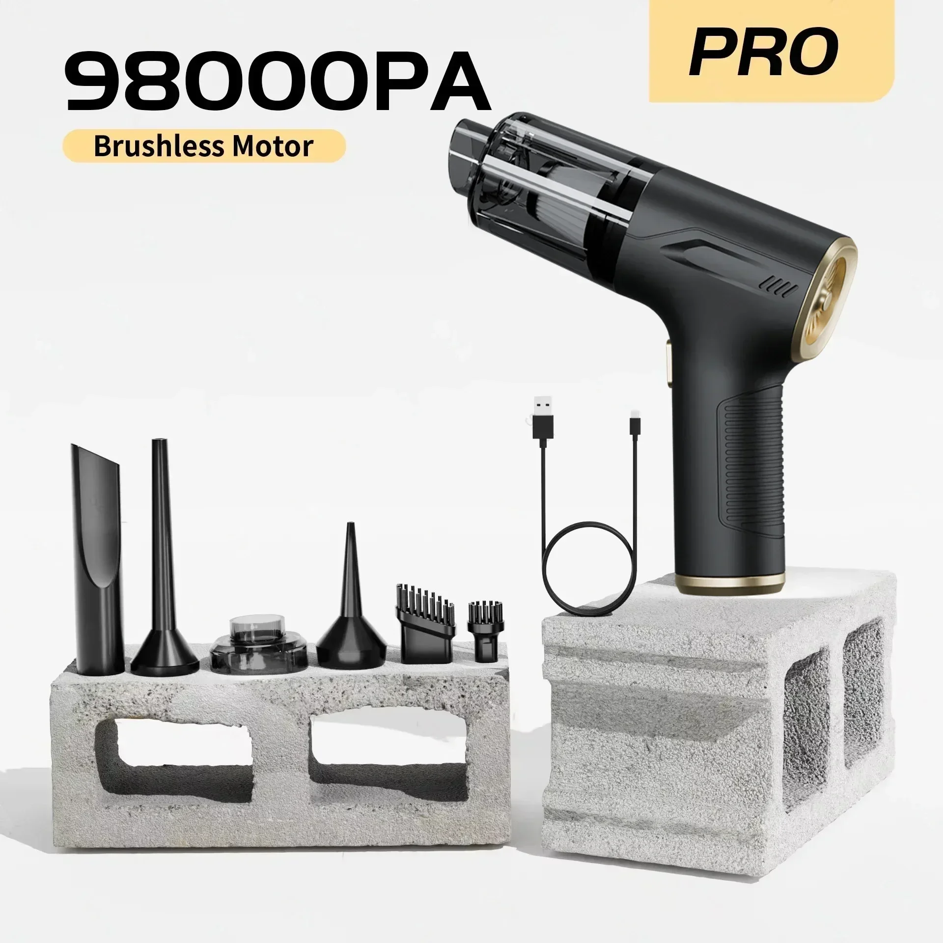 

CENRR 98000PA автомобиль пылесос мини беспроводной беспроводной автомобиль пылесос портативный пылесос очистка машины