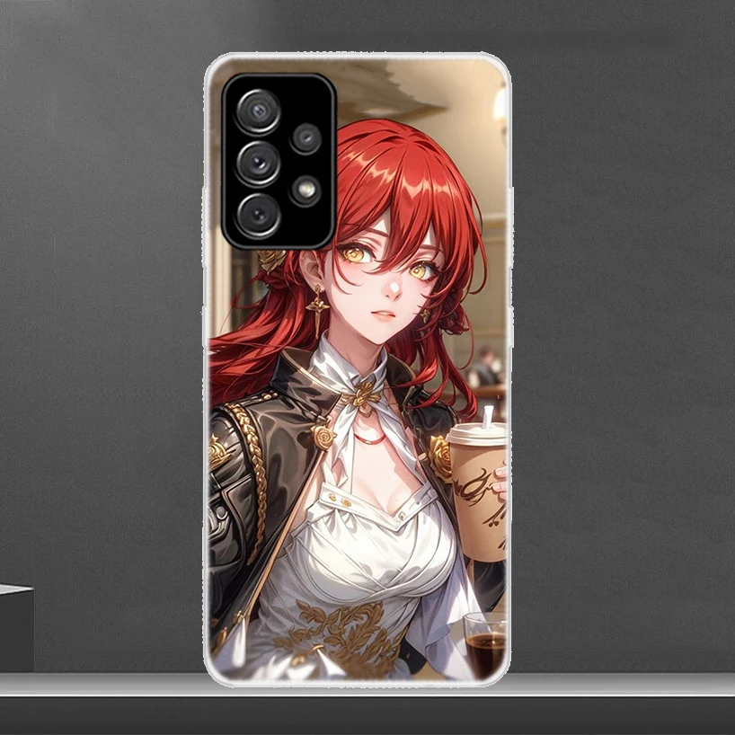 Чехол для телефона Honkai Star Rail Himeko Samsung Galaxy A15 A14 A13 A12 A55 A54 A53 A52 A35 A34 A33 A32 A25 A24 A23 A22 A04S A03S
