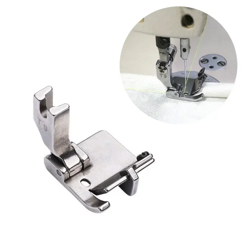 

New T9 Universal Presser Foot with Adjustable Folding, Edge Wrapping, and Curling is Suitable for Flat Sewing Machine Accessorie