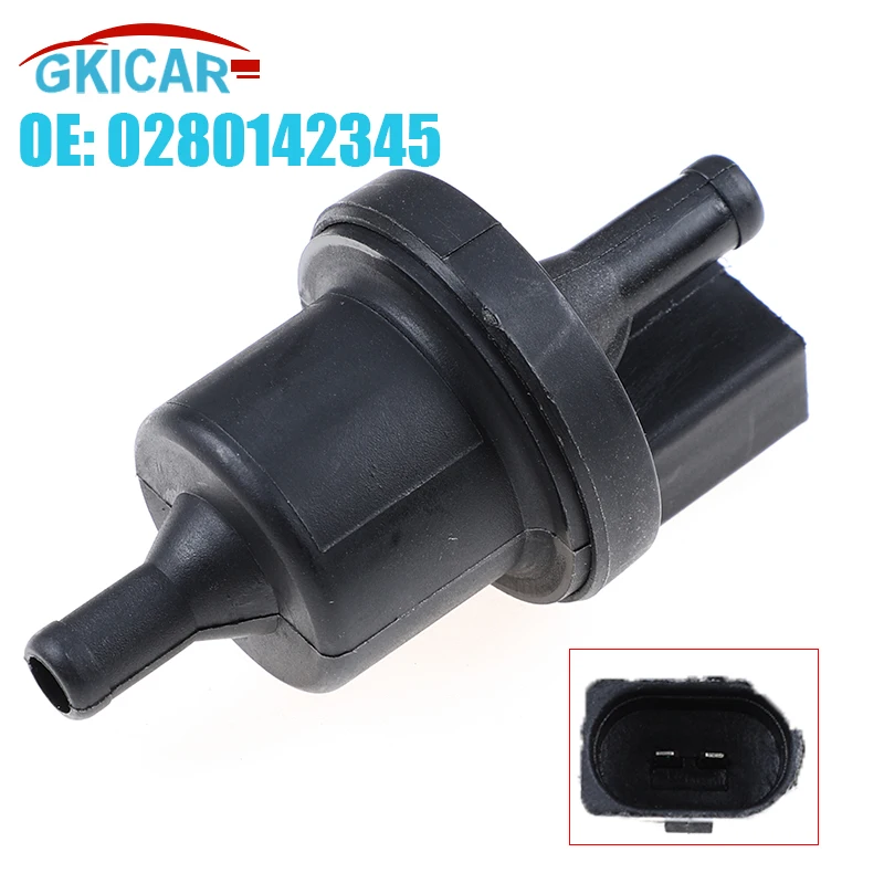 

0280142345 Solenoid Fuel Tank Breather Vapor Purge Valve 6QE906517 For Volkswagen Jetta Golf Audi A2 Seat Skoda 1.4L