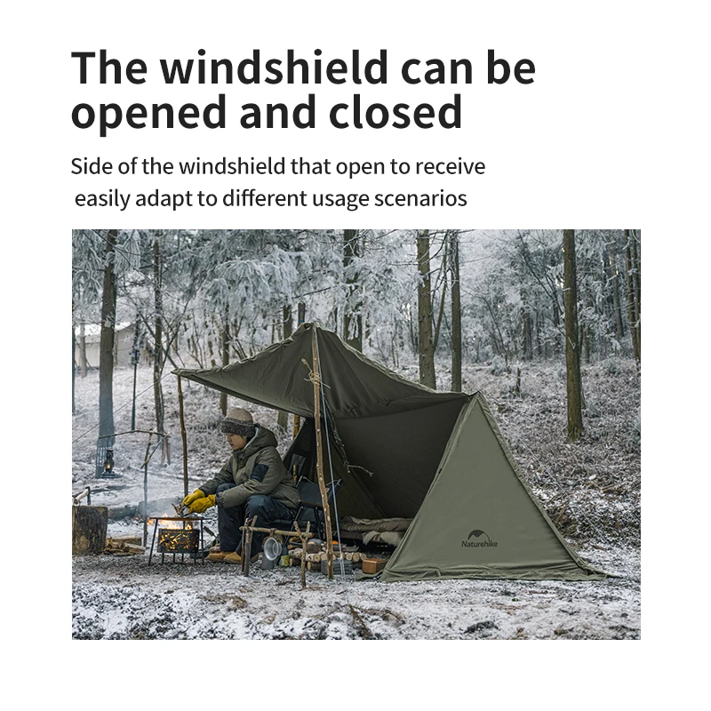 Naturehike Ares Кемпинговая палатка Уличная походная с одним укрытием TC Хлопок