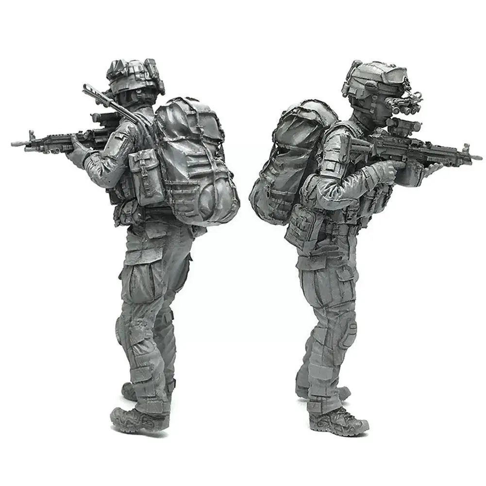 

Model 1/35 Figure Model Kits Modern American Special Unmounted Model Ah-02 Force Soldier B Resin G2y7