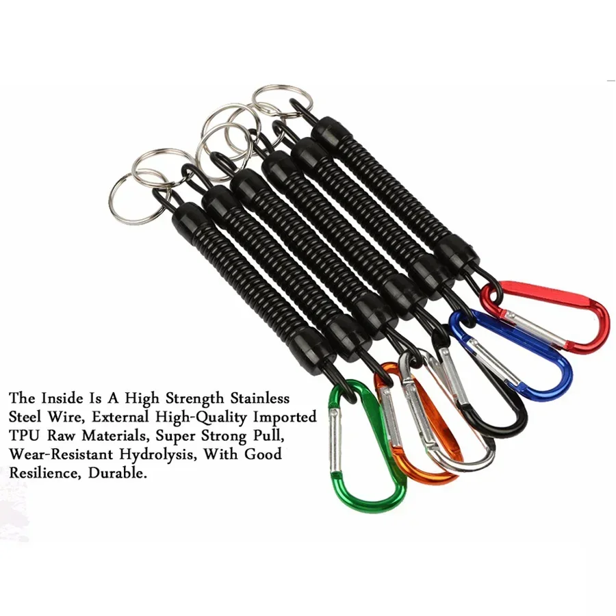 

Protection Rope Fishing Type Accessories Tackle Lost Pull Fishing Tool Function Fixed Multi Anti Fish 6pcs Pole Wheel Elastic